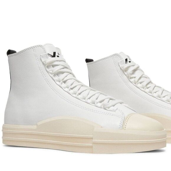 NEW adidas Y-3 Yuben Mid 'Core White' FX0567 Mens 6.5 US 6 UK 39 1/3 EUR rare - Picture 1 of 9